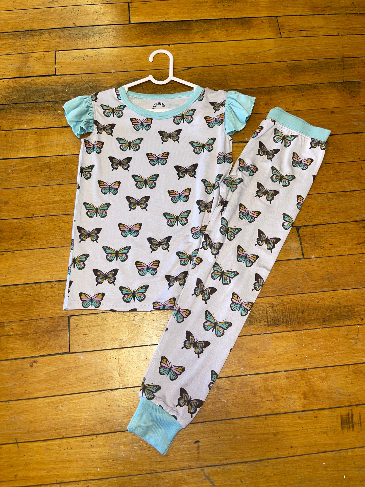 Little girls butterfly pjs