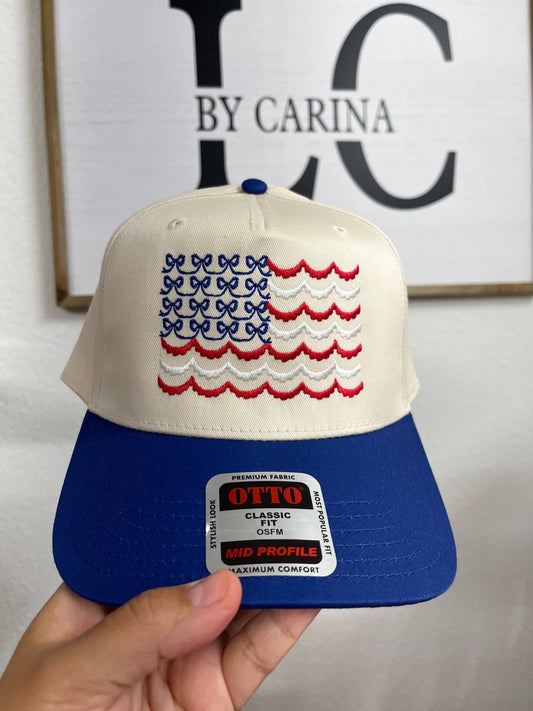 American Flag Trucker Hat