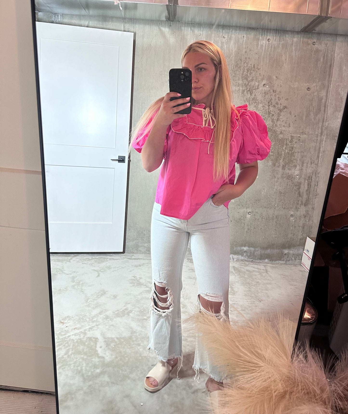 Pink Barbie top