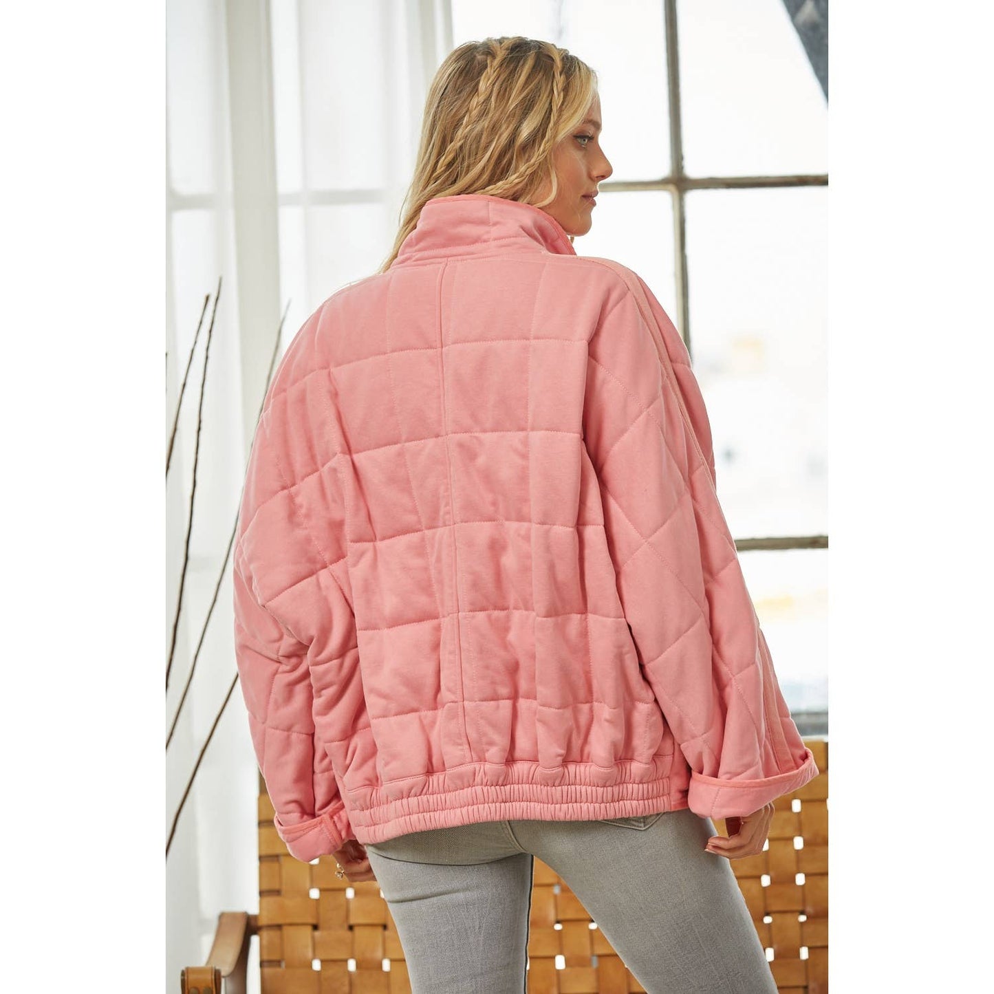 VINTAGE WASHED QUILTED JACKET